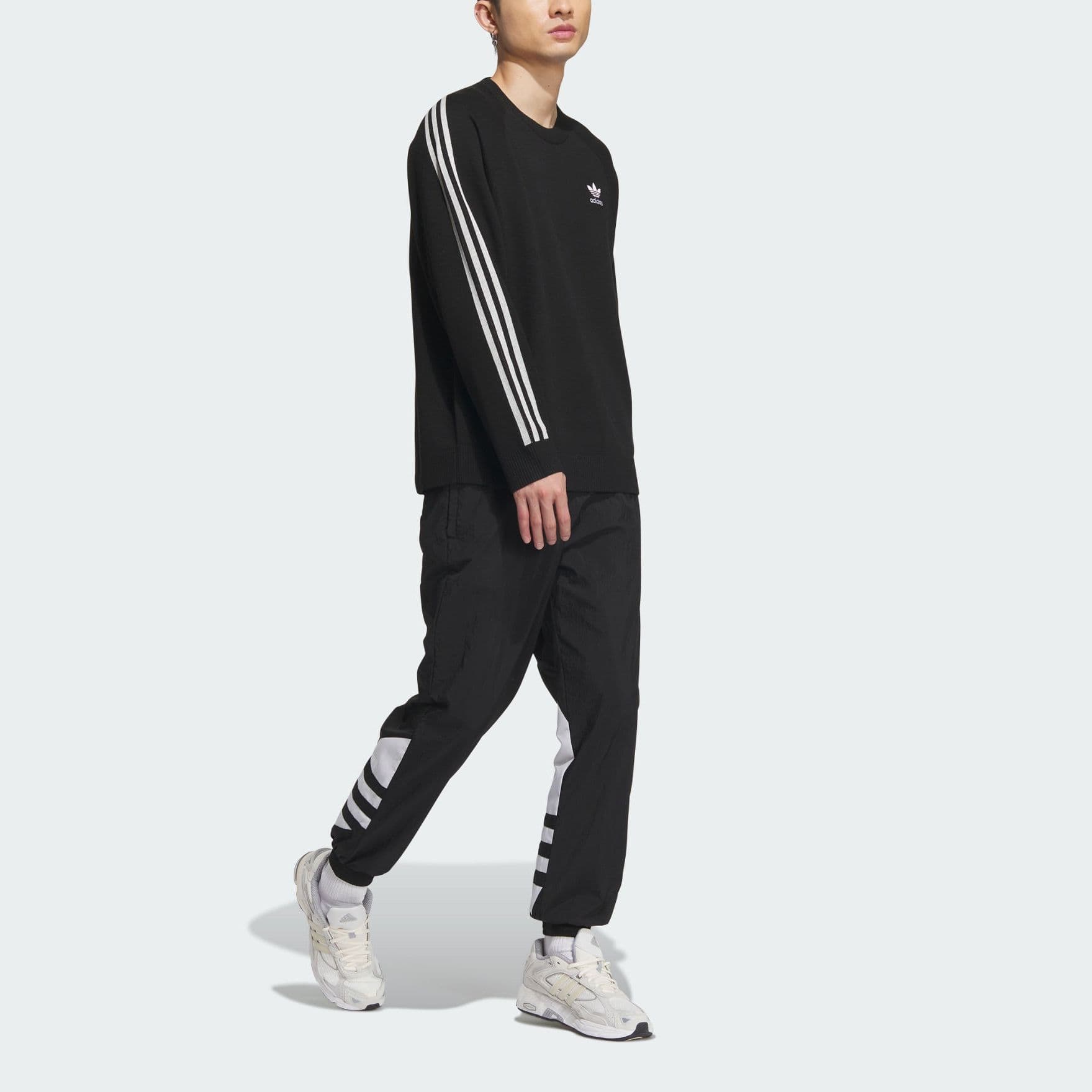 Кофта adidas Originals Knit Crewneck Sweatshirt Black - изображение 2