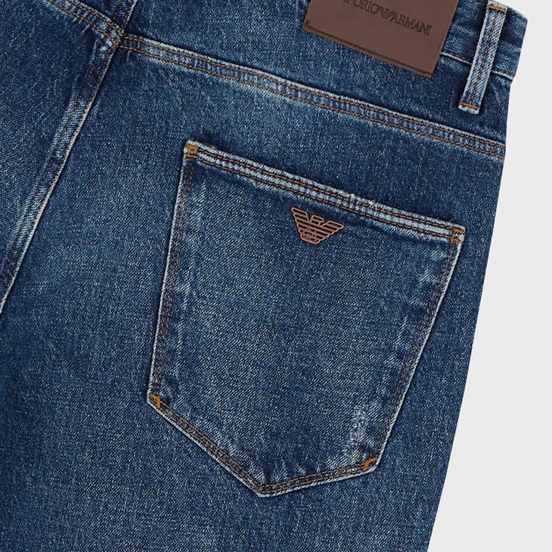 Штаны Emporio Armani SS24 Indigo Jeans — фото 6