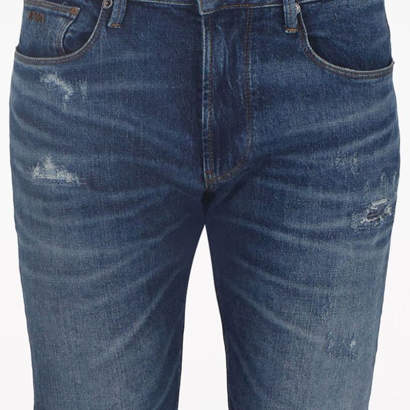 Штаны Emporio Armani SS24 Indigo Jeans — фото 5