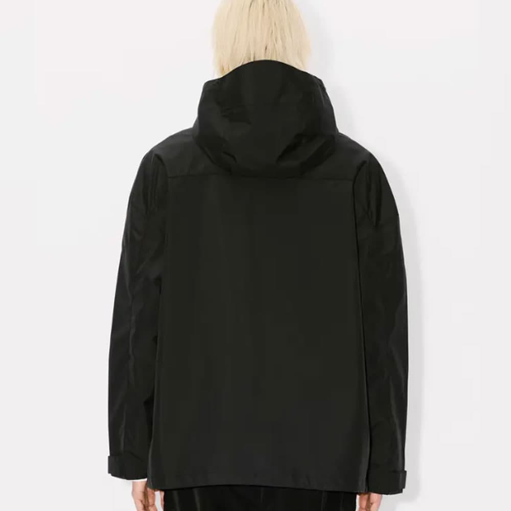 Куртка KENZO SS24 Logo Zip Hoodie Black - изображение 4