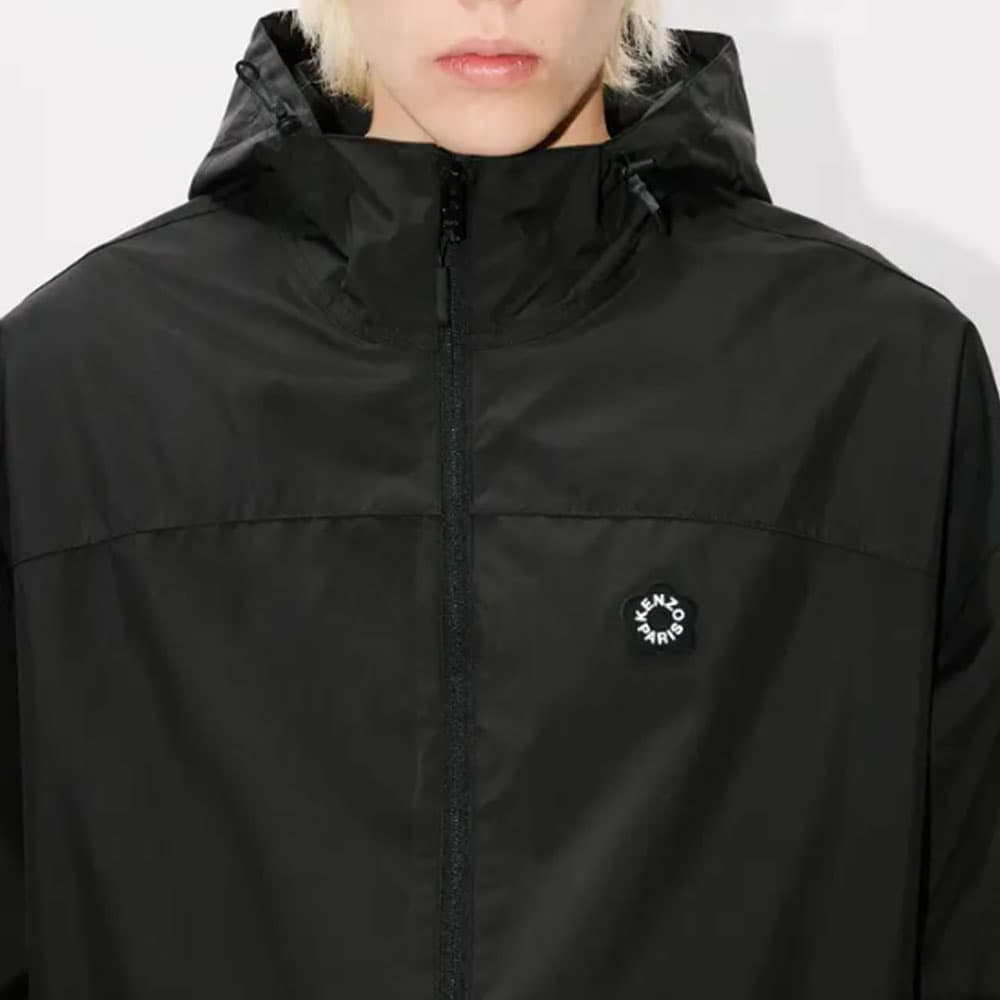 Куртка KENZO SS24 Logo Zip Hoodie Black - изображение 5