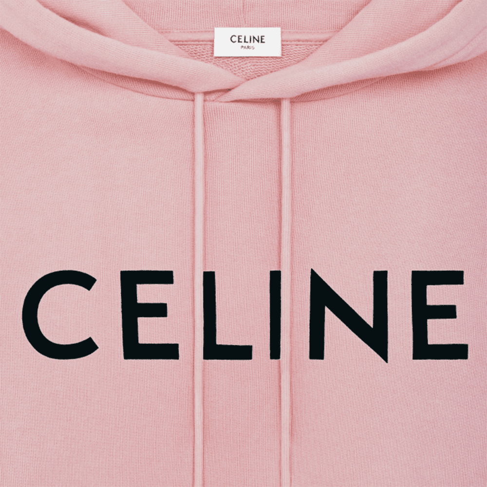 Худи CELINE Boy Doll Hoodie Pink - изображение 6