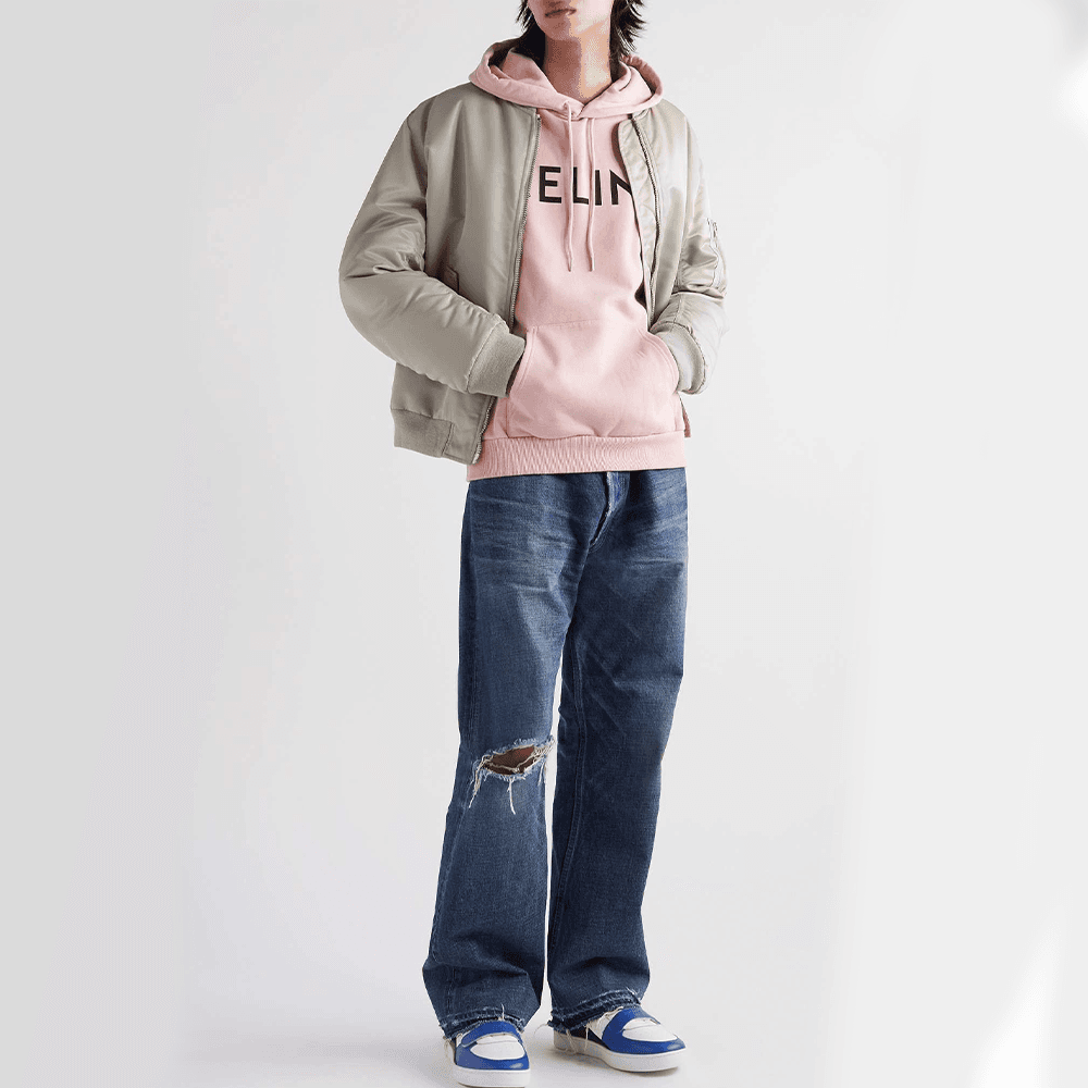 Худи CELINE Boy Doll Hoodie Pink - изображение 4