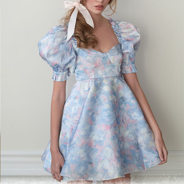 Платье Selkie Monet Print Dress - изображение 6