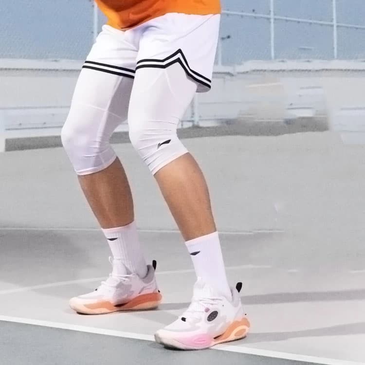 Баскетбольные шорты LiNing Basketball Shorts White - изображение 6