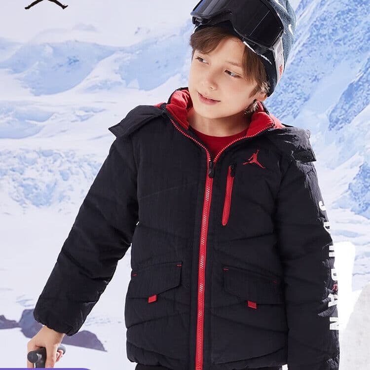 Jordan Kids Logo Zip-Up Down Jacket - изображение 6