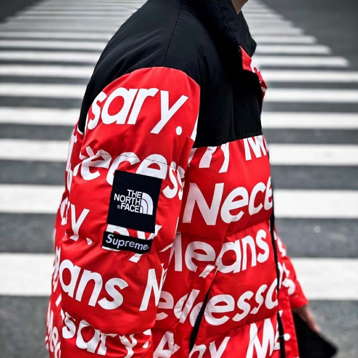 Зимняя куртка Supreme x The North Face FW15 Red - изображение 4