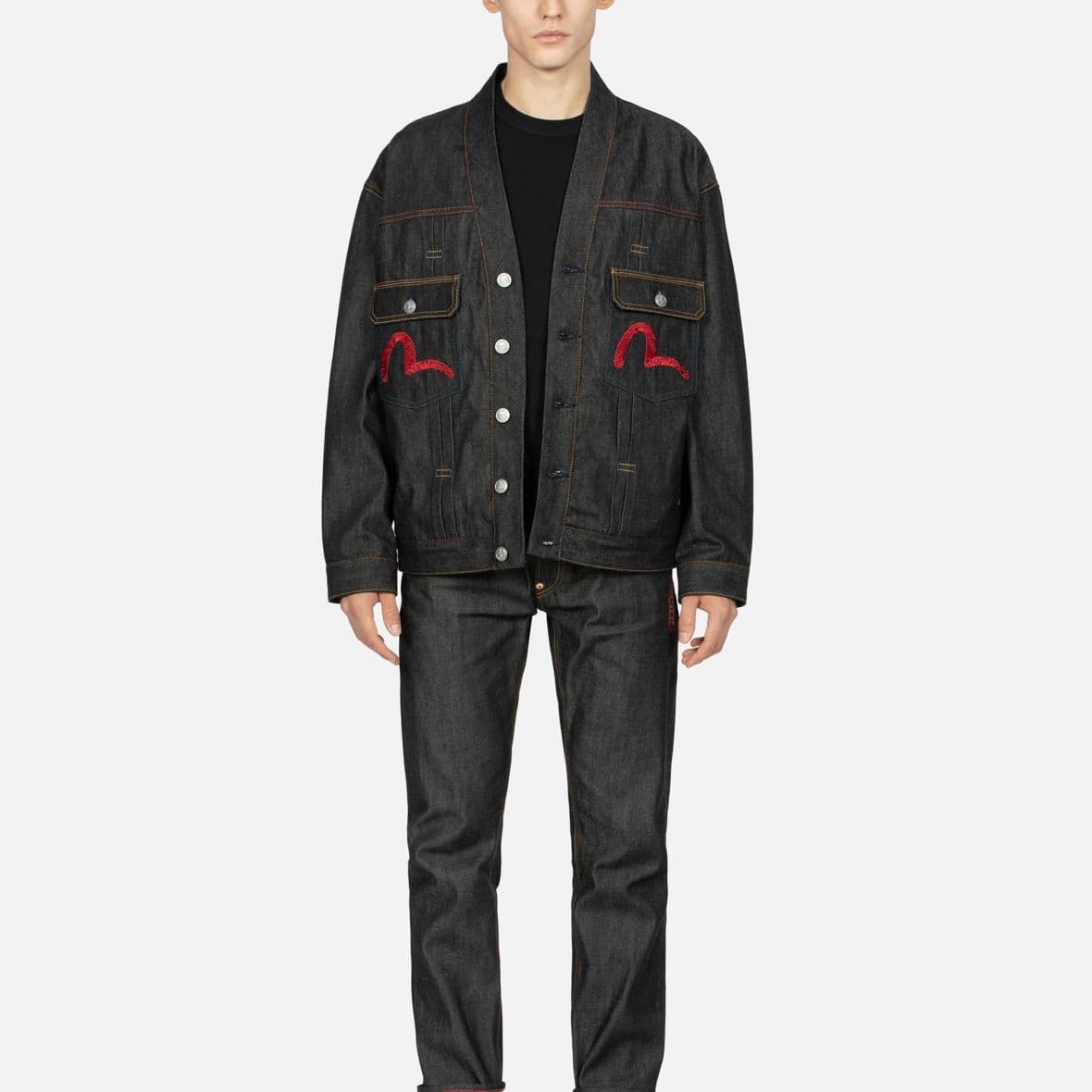 Джинсовая куртка EVISU AW23 - изображение 6