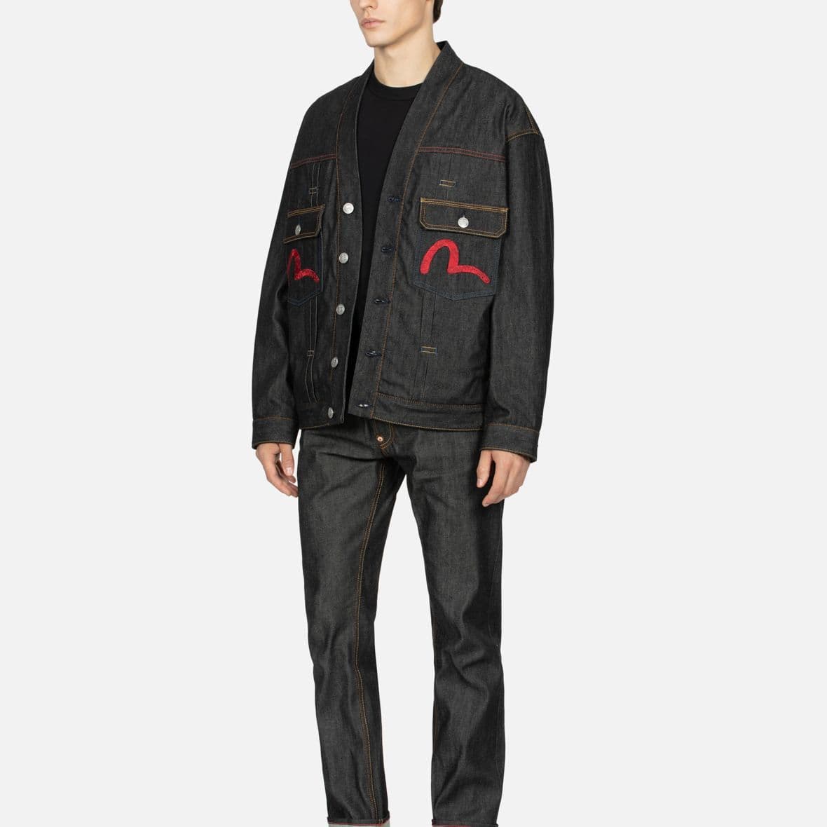 Джинсовая куртка EVISU AW23 - изображение 4