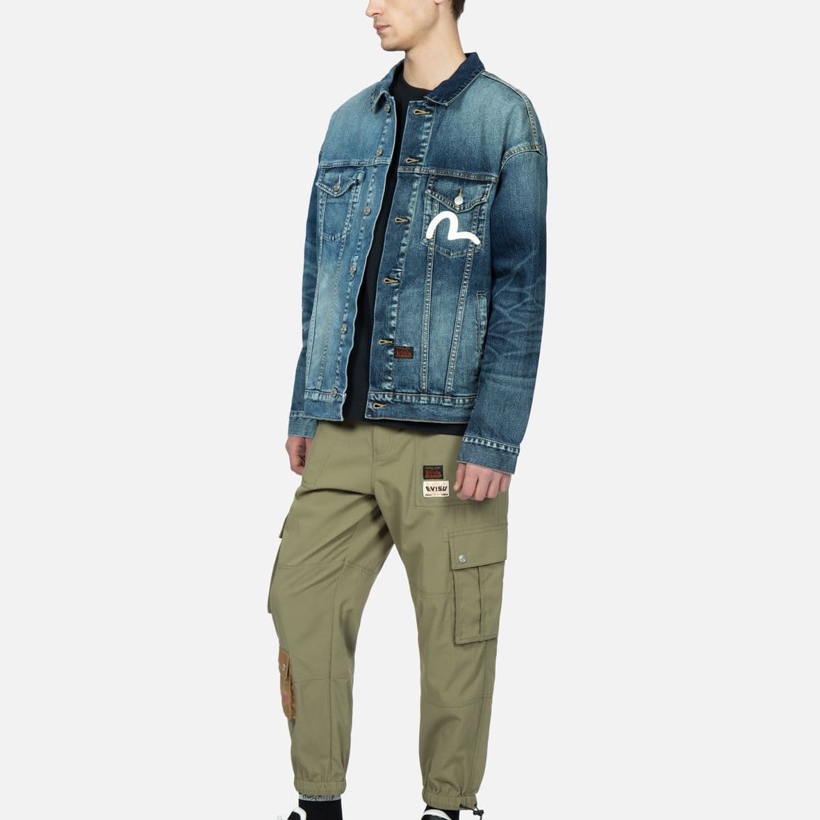 Джинсовая куртка EVISU Denim Jacket - изображение 4