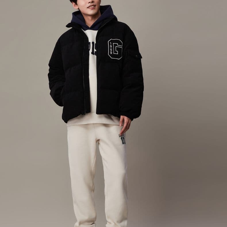 Зимняя куртка GAP Letter Print Hoodie Down Jacket Unisex - изображение 4