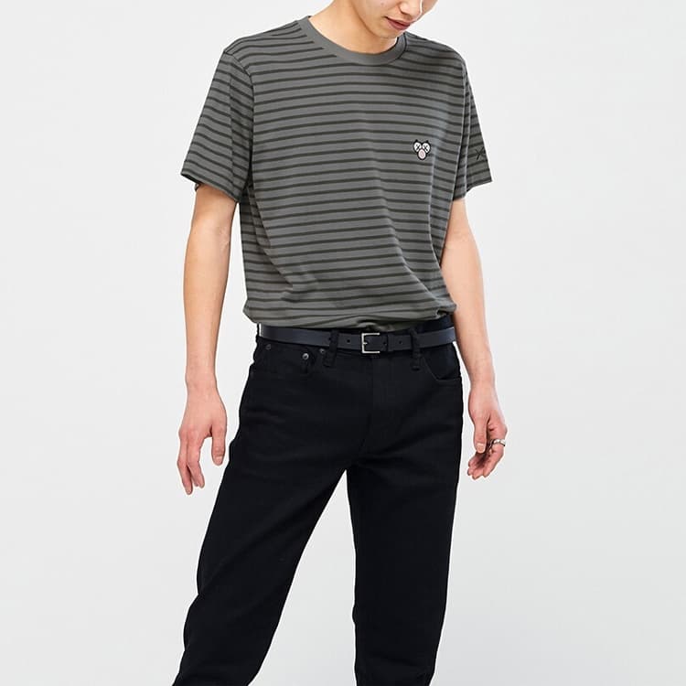 Футболка UNIQLO x KAWS Striped T-Shirt - изображение 3
