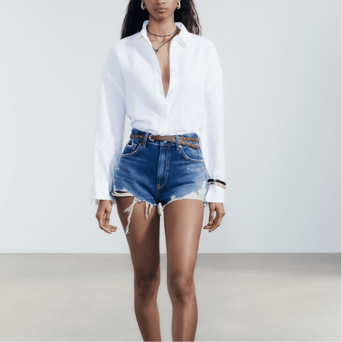 ZARA Trf Denim Shorts - изображение 4