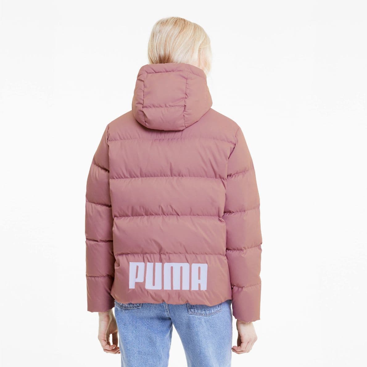 Пуховик Puma Logo Hooded Down Jacket - изображение 5