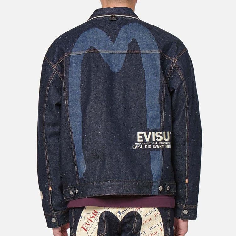 Джинсовая куртка EVISU Denim Jacket - изображение 5