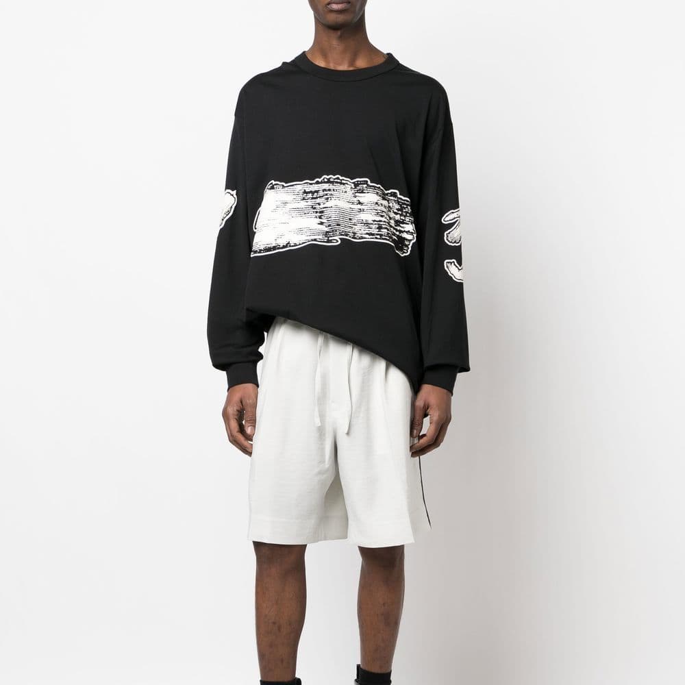 Шорты Y-3 Minimal Mid-Rise Logo Shorts Light Grey - изображение 7