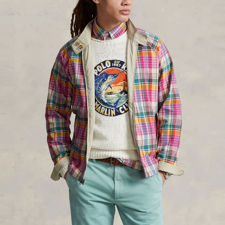 Куртка Polo Ralph Lauren SS23 Plaid Reversible Jacket - изображение 4