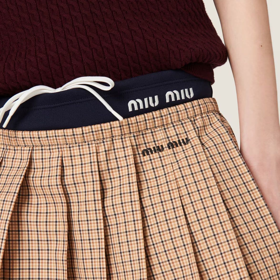 Юбка MIU MIU Logo - изображение 7