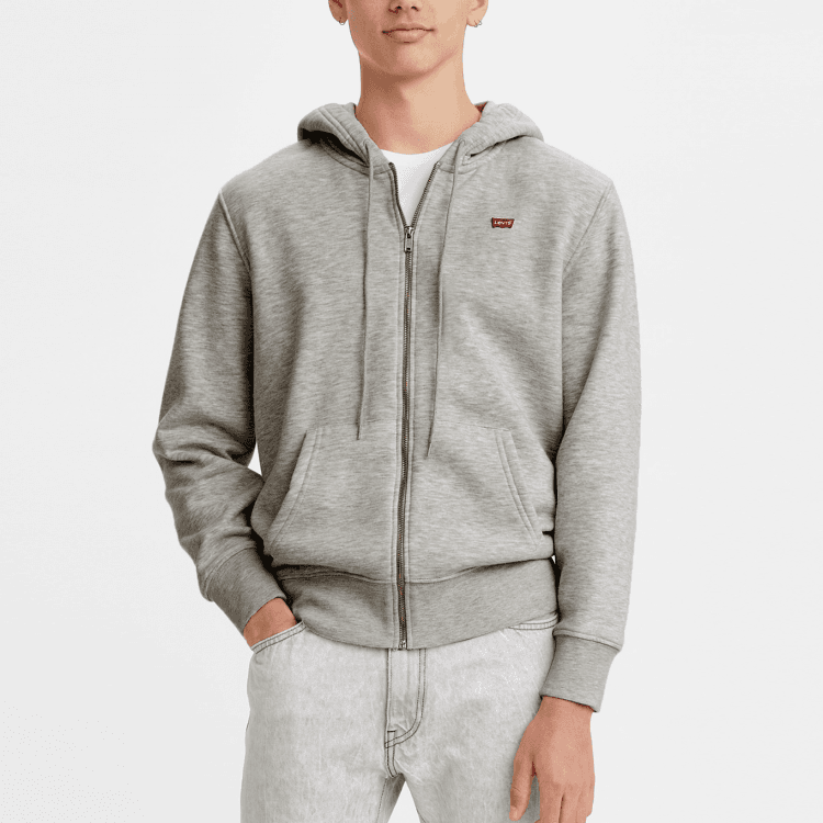 Худи Levis FW23 Hoodie Grey - изображение 3