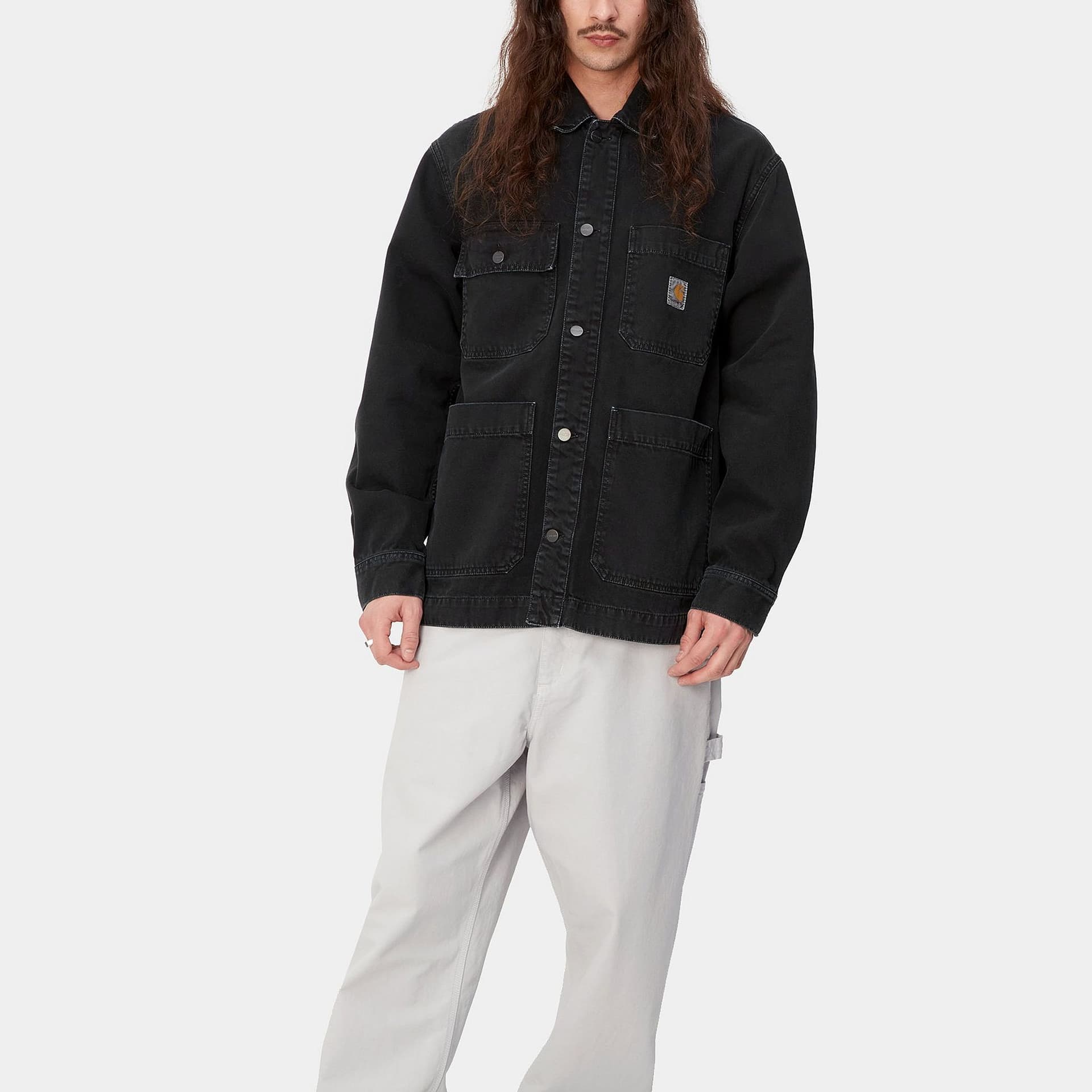 Куртка Carhartt WIP Garrison Coat Black - изображение 3