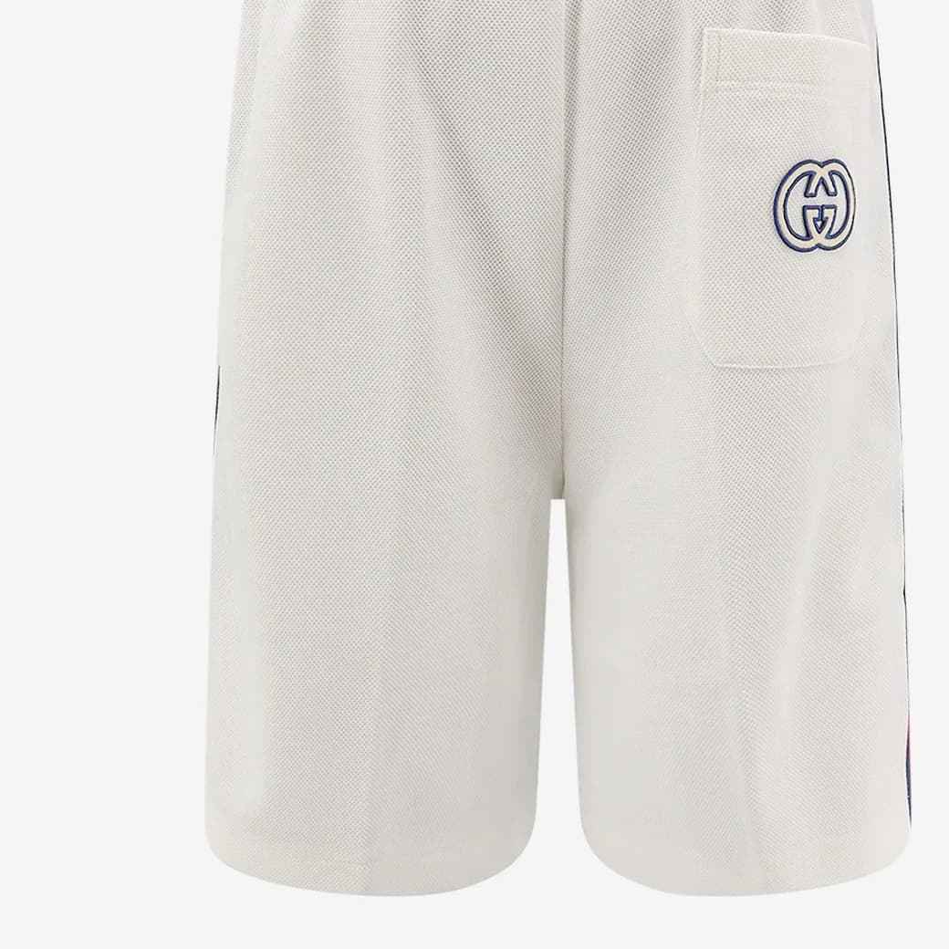 Шорты Gucci SS24 White Shorts - изображение 5