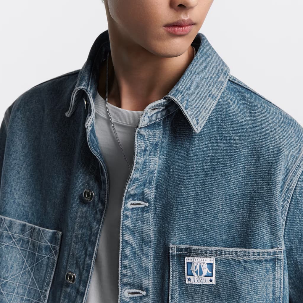 Джинсовая куртка DIOR FW24 Logo - изображение 5