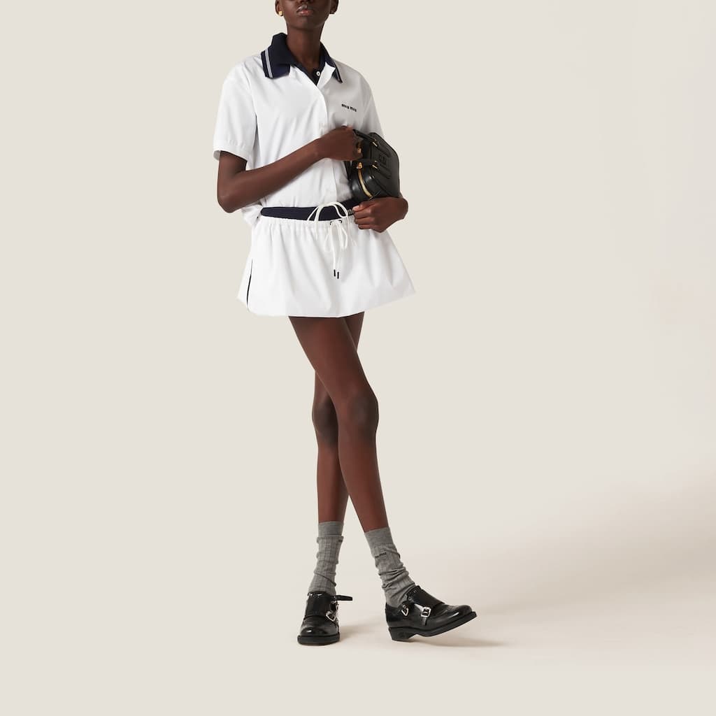 Юбка MIU MIU SS24 Logo - изображение 5