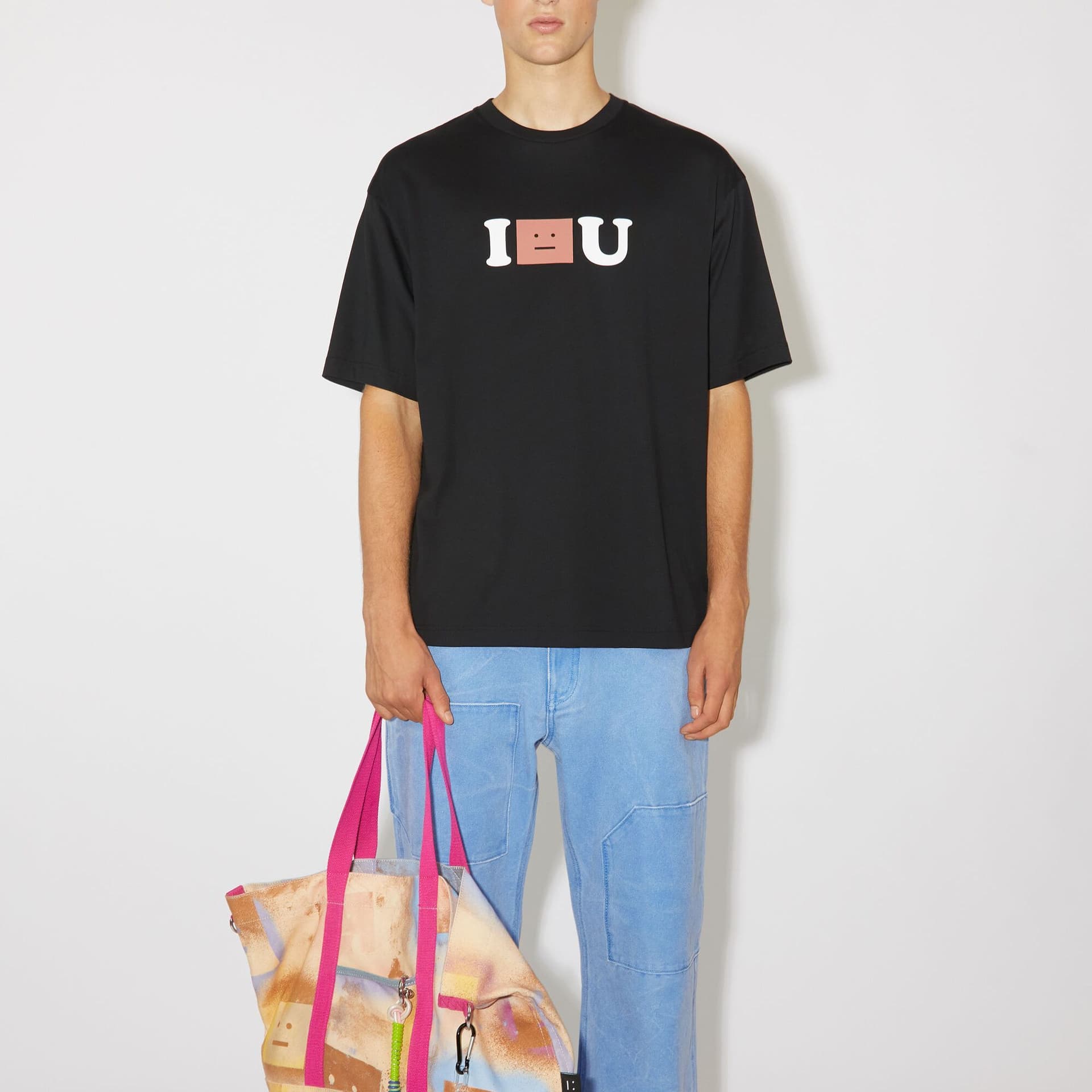 Футболка Acne Studios Face T-Shirt Black - изображение 2