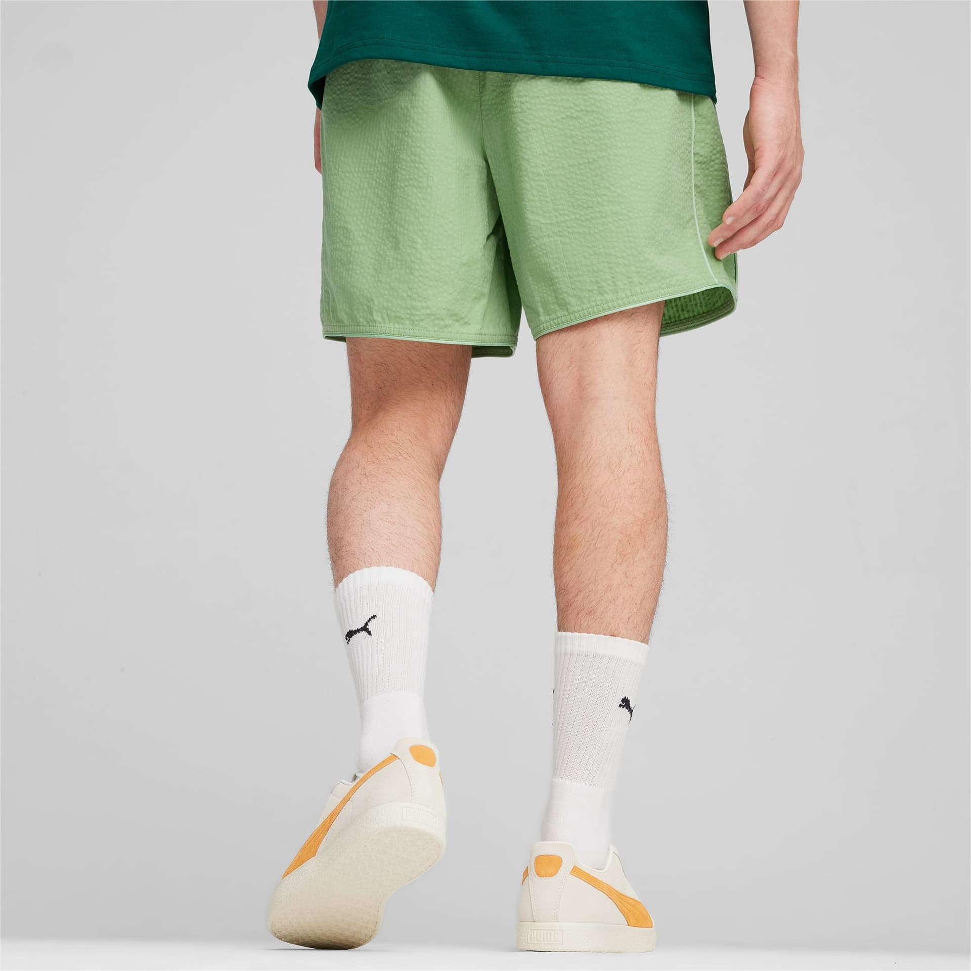 Шорты PUMA MMQ Shorts Green - изображение 4