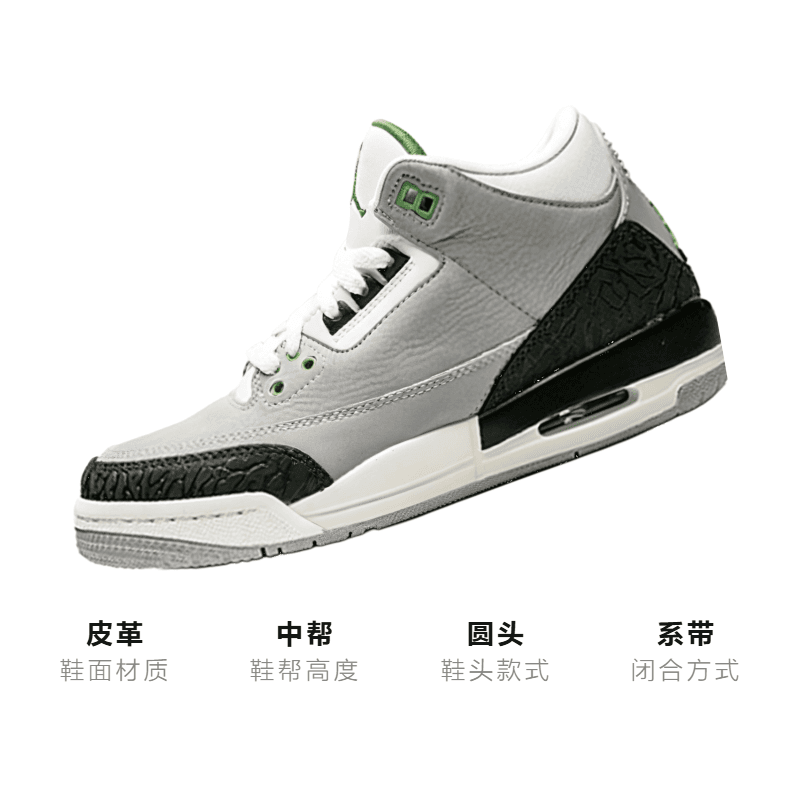 Кроссовки для баскетбола Jordan Air Jordan 3 Retro GS - изображение 3