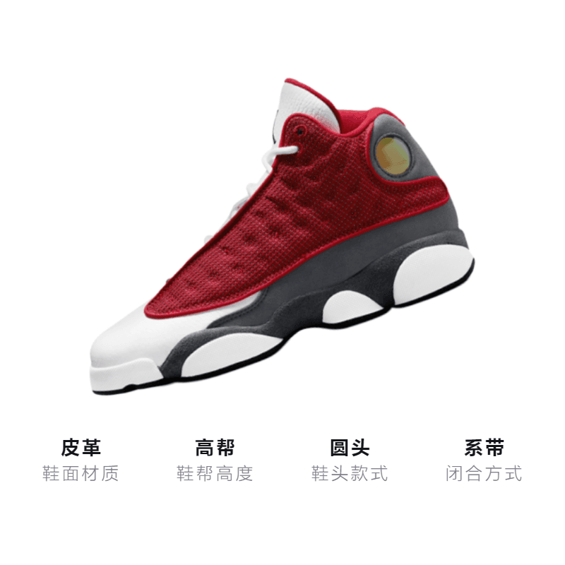 Кроссовки для баскетбола Jordan Air Jordan 13 Retro "Red Flint" GS - изображение 3