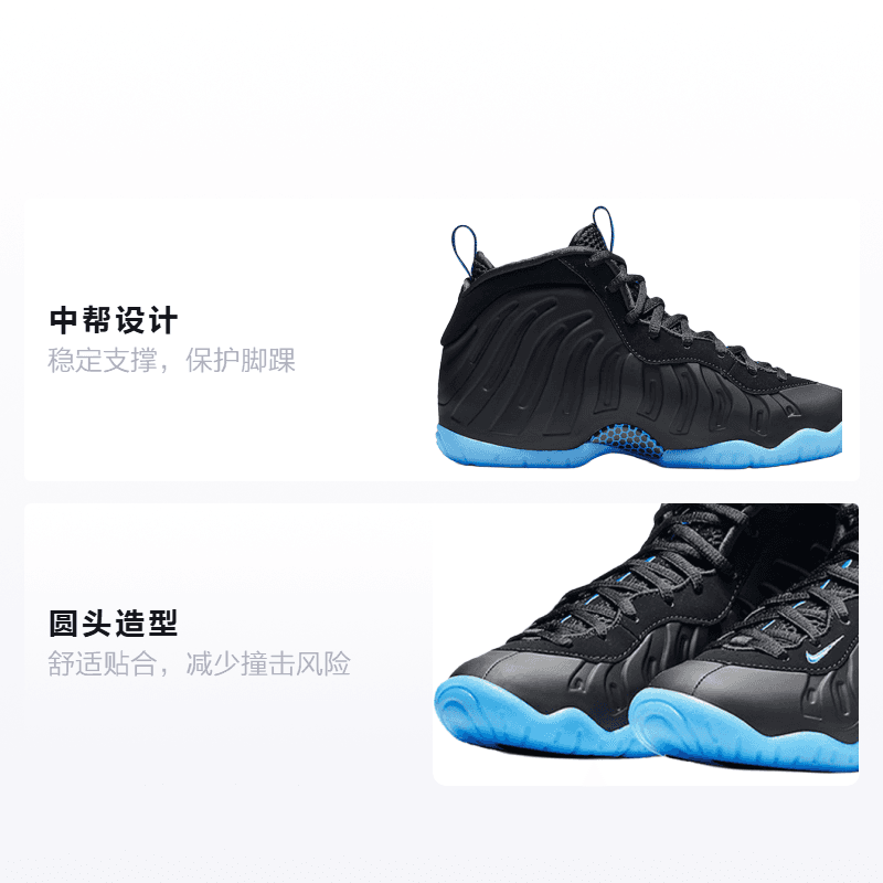 Кроссовки для баскетбола Nike Foamposite One 2019 GS - изображение 2