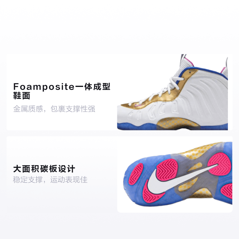 Кроссовки для баскетбола Nike Foamposite One GS - изображение 2