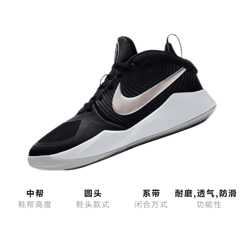 Кроссовки для баскетбола GS Nike Team Hustle D 9 - изображение 3
