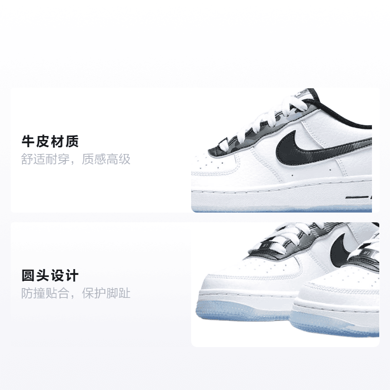 Кроссовки Nike Air Force 1 Remix GS - изображение 2