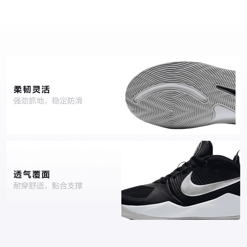 Кроссовки для баскетбола GS Nike Team Hustle D 9 - изображение 2
