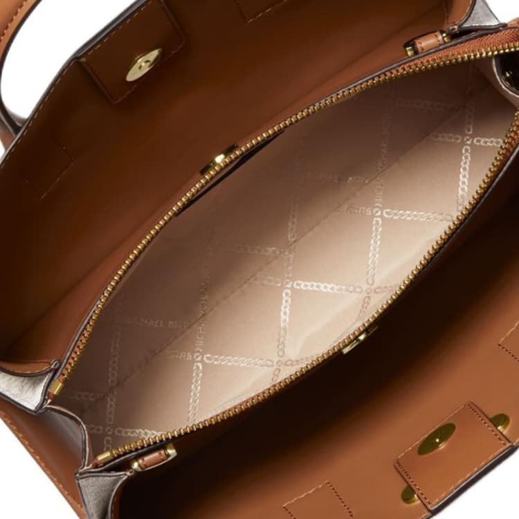 Сумка Michael Kors Ruthie Vanilla White Acorn Brown - изображение 3