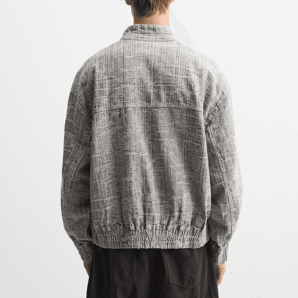 Кофта ZARA Cotton Loose Denim Sweatshirt Black - изображение 4
