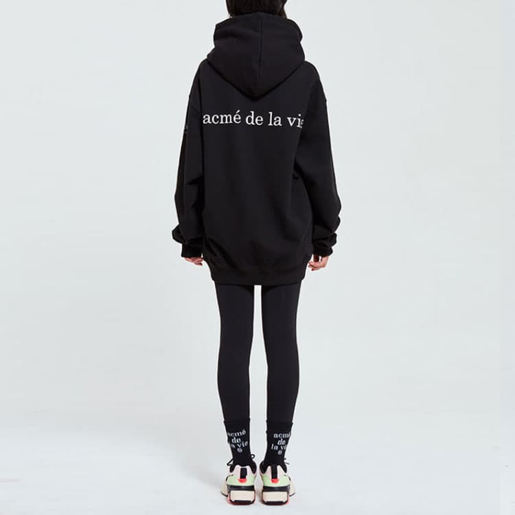 Худи acme de la vie ADLV Yawn Girl Hoodie Black - изображение 3
