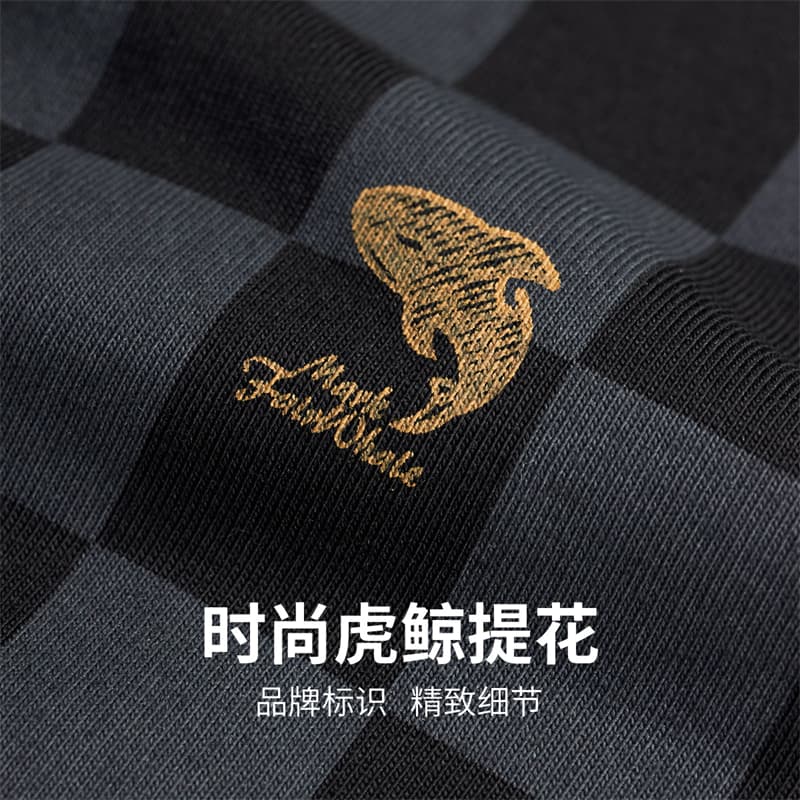 Футболка FAIRWHALE Checkerboard Orca Print T-Shirt - изображение 5