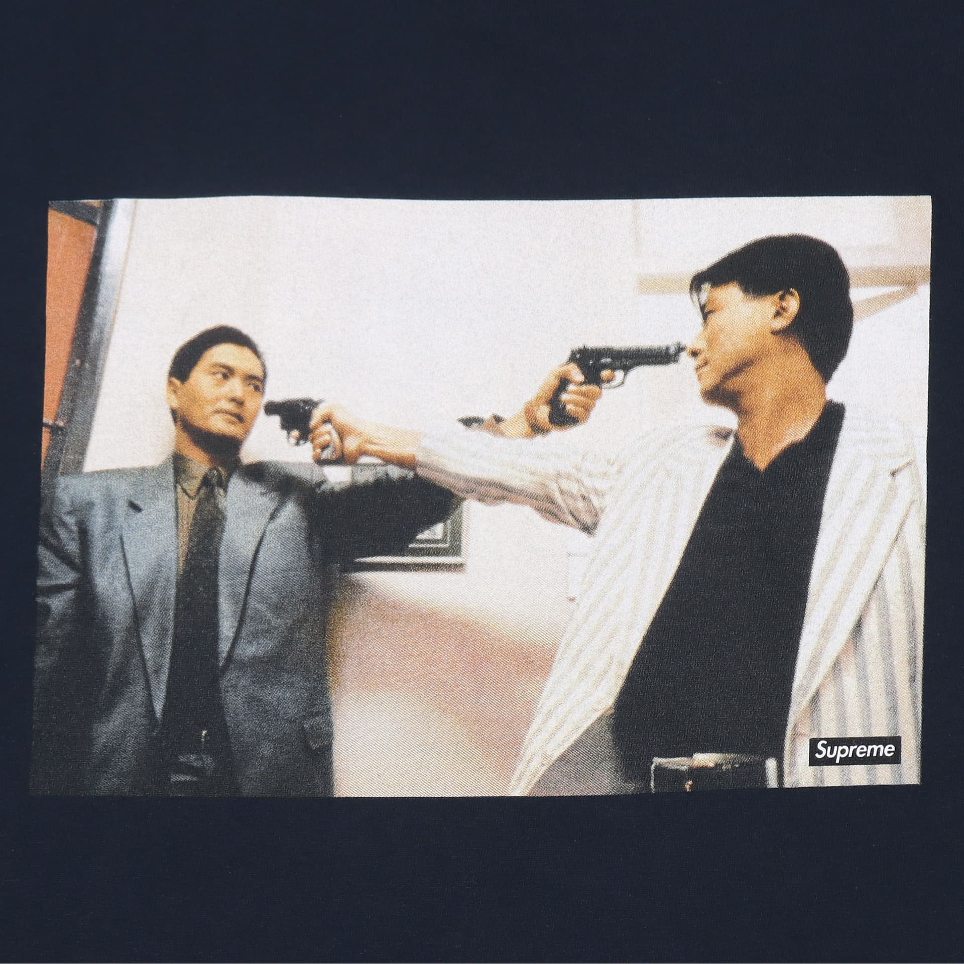 Футболка Supreme The Killer Trust Tee Navy - изображение 5