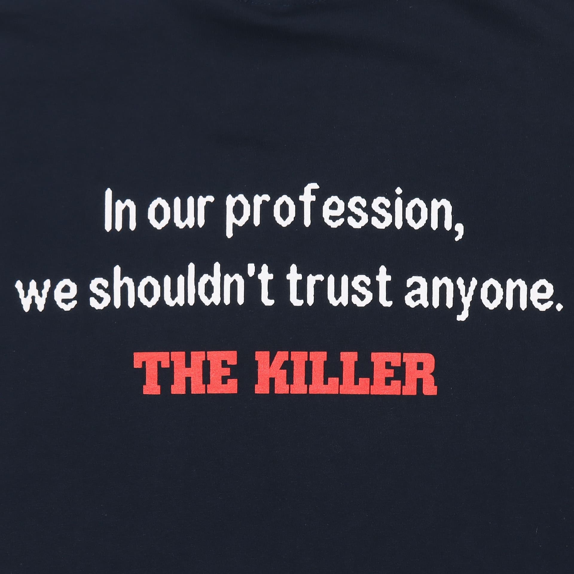 Футболка Supreme The Killer Trust Tee Navy - изображение 6