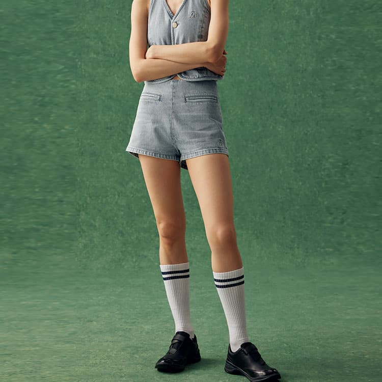 GOODBAI GB SS24 Blue Denim Shorts - изображение 3