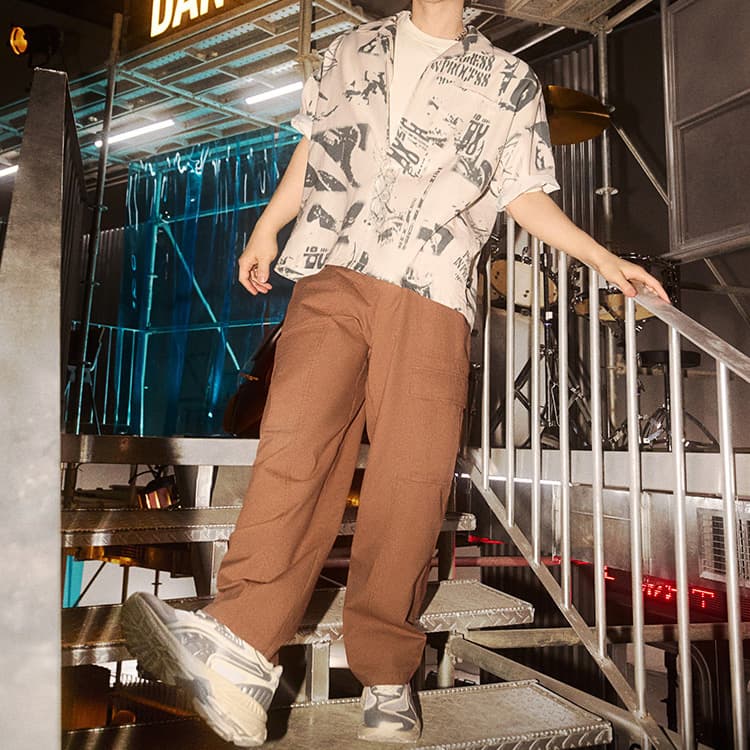 Штаны PUMA DCARGO PANTS Brown - изображение 2