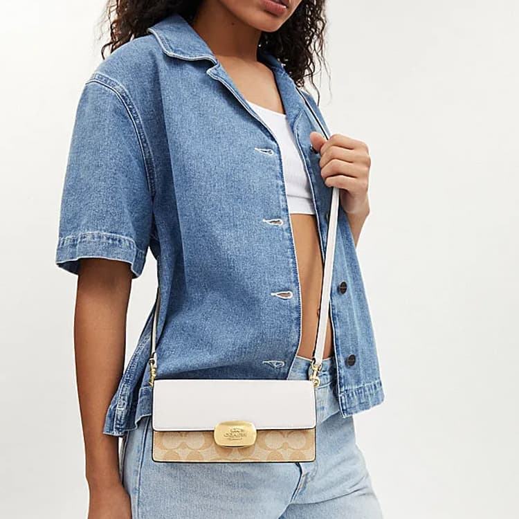 Сумка через плечо COACH Eliza 19 PVC - изображение 5