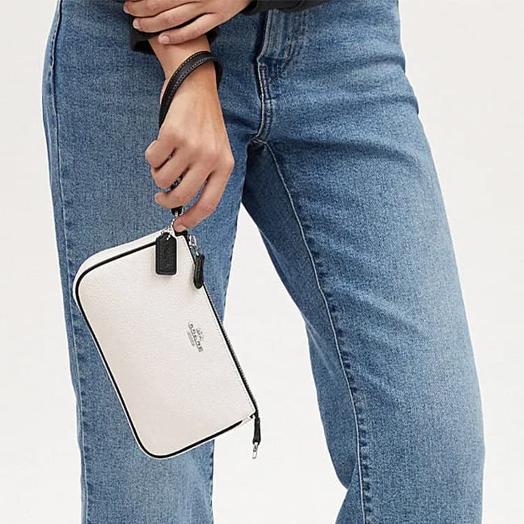 Мини-сумка COACH Nolita 19 White - изображение 5