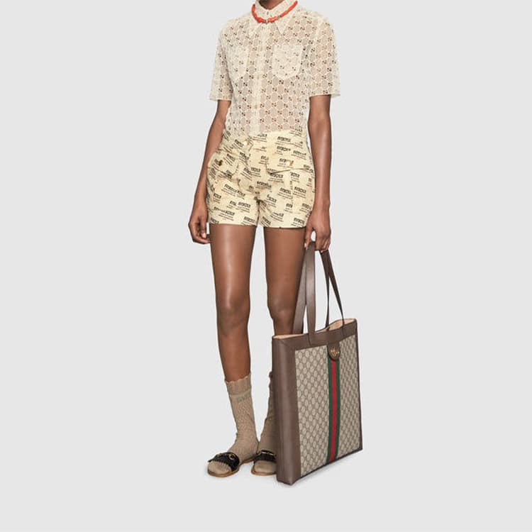 Мини-сумка Gucci Ophidia Tote Bag - изображение 8