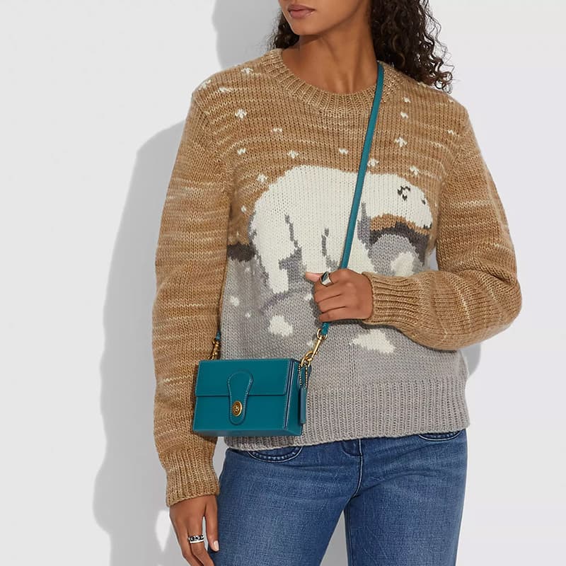 Сумка через плечо COACH Rectanlg 18 - изображение 5