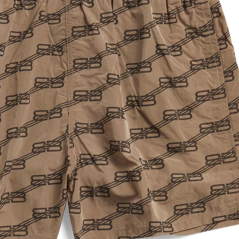 Шорты Balenciaga SS23 Brown Shorts - изображение 8