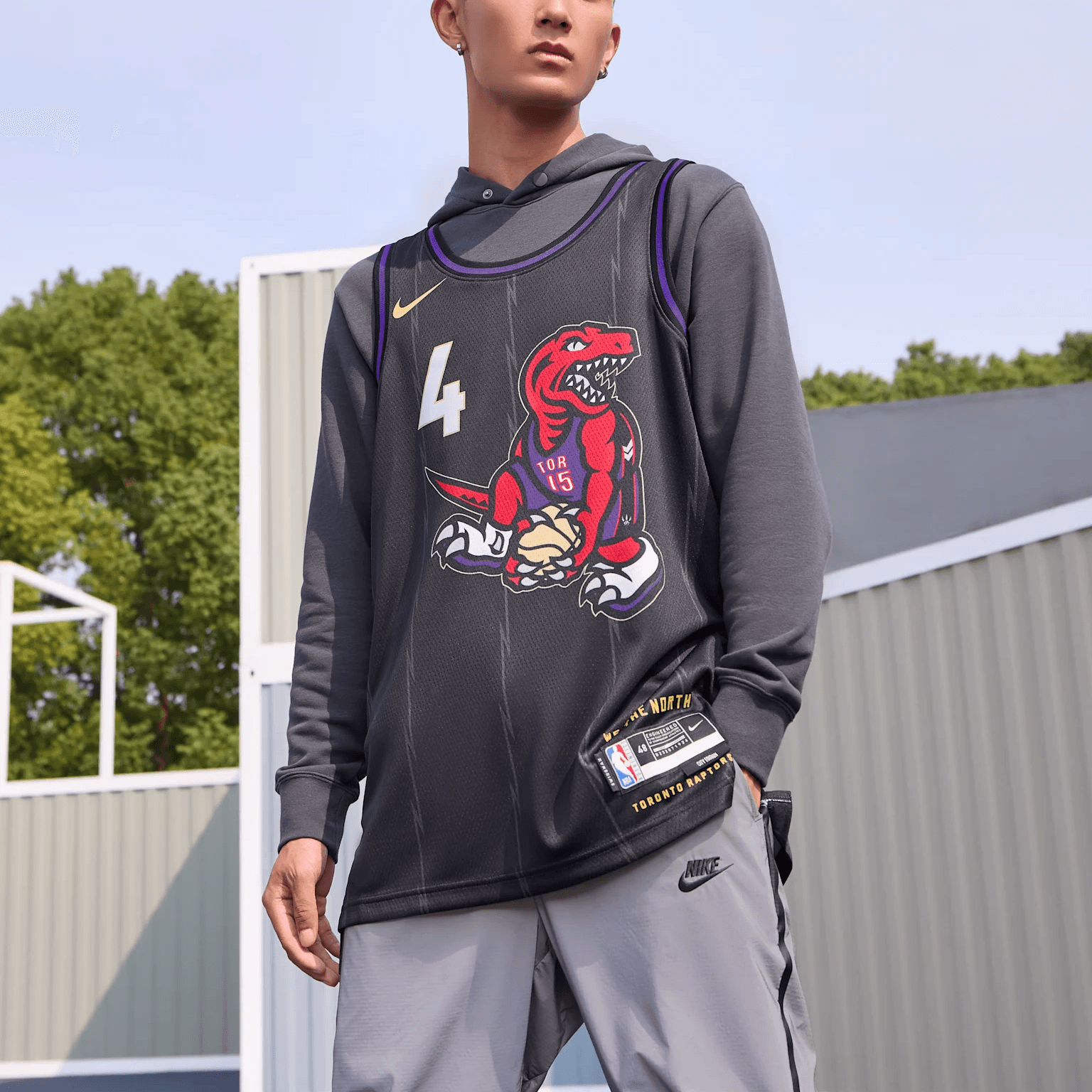 Баскетбольная майка Nike x NBA Dri-Fit Toronto Raptors City Edition Jersey - изображение 3